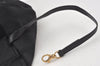 Authentic CHANEL New Travel Line Tote Bag Nylon Leather Black Junk 6156K