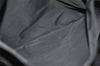 Authentic CHANEL New Travel Line Tote Bag Nylon Leather Black Junk 6156K