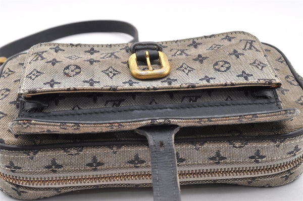 Auth Louis Vuitton Monogram Mini Juliet MM Shoulder Cross Bag M92217 Blue 6157I