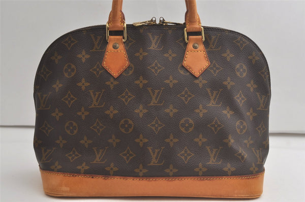 Authentic Louis Vuitton Monogram Alma Hand Bag Purse M51130 LV 6157K