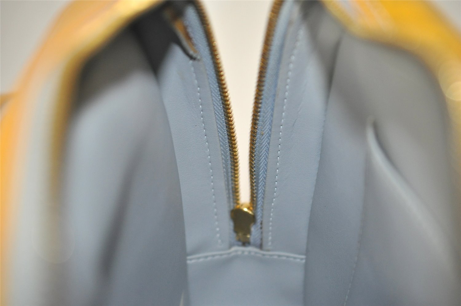 Authentic Louis Vuitton Vernis Murray Backpack Yellow M91038 LV 6158I