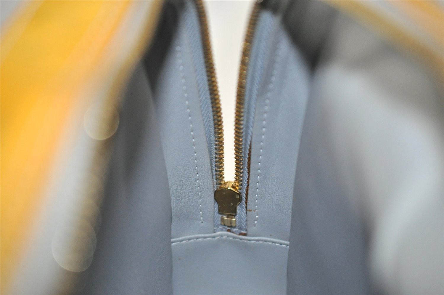 Authentic Louis Vuitton Vernis Murray Backpack Yellow M91038 LV 6158I