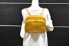 Authentic Louis Vuitton Vernis Murray Backpack Yellow M91038 LV 6158I