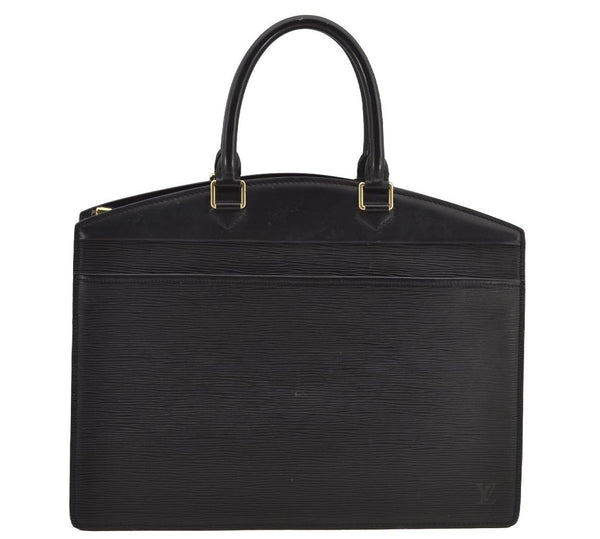 Authentic Louis Vuitton Epi Riviera Hand Bag Black M48182 LV Junk 6158J