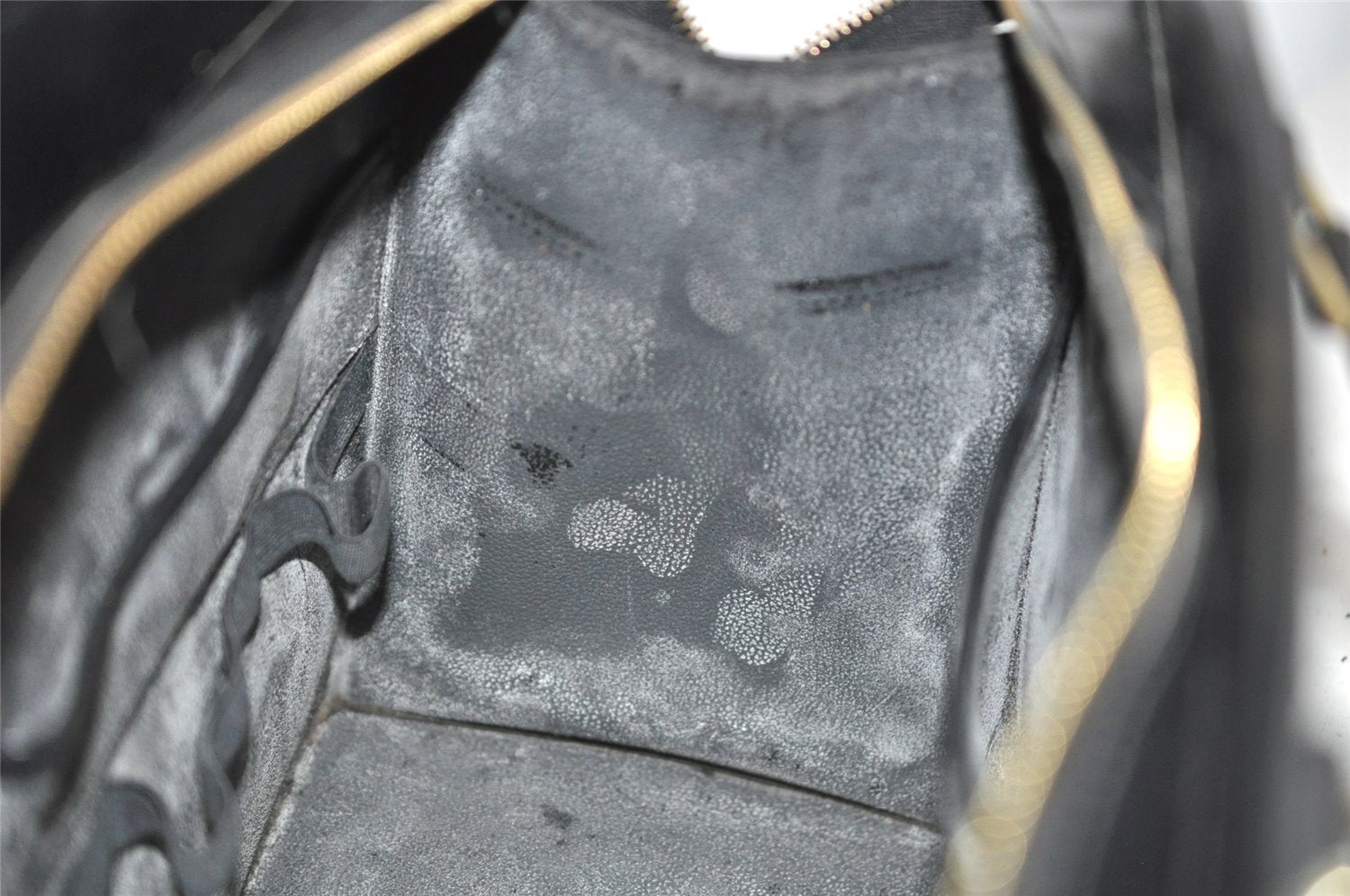 Authentic Louis Vuitton Epi Riviera Hand Bag Black M48182 LV Junk 6158J