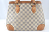 Authentic Louis Vuitton Damier Azur Hampstead PM N51207 Shoulder Tote Bag 6159J