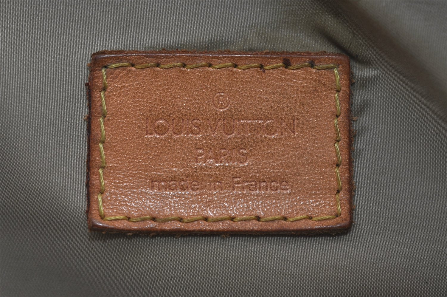 Authentic Louis Vuitton Damier Geant Arche Waist Cross Bag Brown M93022 LV 6160J