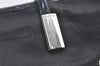 Authentic GUCCI Vintage Hand Tote Bag Nylon Leather Black 6160K