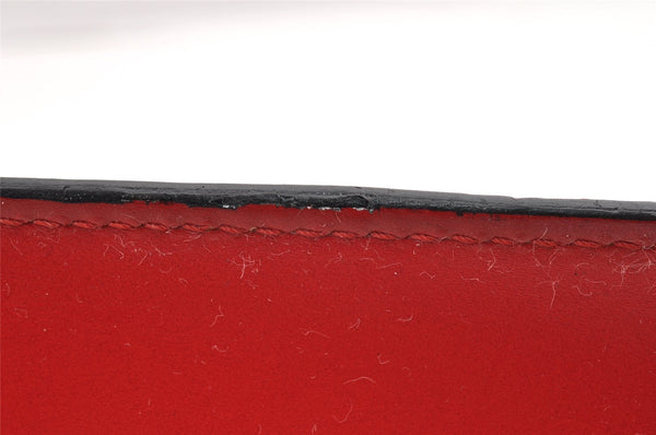 Authentic Louis Vuitton Epi Sac Triangle Hand Bag Red M52097 LV 6161I