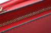 Authentic Louis Vuitton Epi Sac Triangle Hand Bag Red M52097 LV 6161I