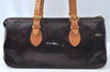 Auth Louis Vuitton Vernis Rose Wood Avenue Shoulder Bag Wine Red M93510 LV 6161J