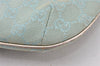 Authentic GUCCI Shoulder Bag GG Canvas Leather 0050813 Light Blue Junk 6161K