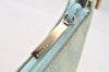 Authentic GUCCI Shoulder Bag GG Canvas Leather 0050813 Light Blue Junk 6161K