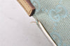 Authentic GUCCI Shoulder Bag GG Canvas Leather 0050813 Light Blue Junk 6161K