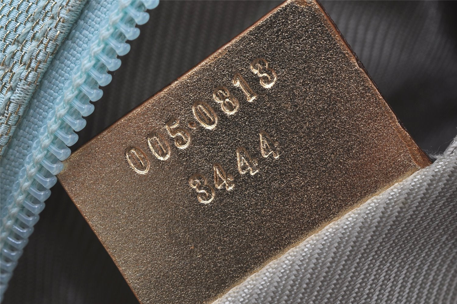 Authentic GUCCI Shoulder Bag GG Canvas Leather 0050813 Light Blue Junk 6161K