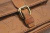 Authentic Louis Vuitton Vernis Christie MM Shoulder Cross Bag M91109 Brown 6162J