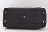Authentic GUCCI 2Wau Shoulder Boston Bag Canvas Leather 114674 Black 6162K