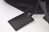Authentic GUCCI 2Wau Shoulder Boston Bag Canvas Leather 114674 Black 6162K