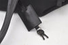 Authentic GUCCI 2Wau Shoulder Boston Bag Canvas Leather 114674 Black 6162K