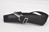 Authentic GUCCI 2Wau Shoulder Boston Bag Canvas Leather 114674 Black 6162K