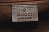 Authentic GUCCI Shoulder Hand Bag Purse Canvas Leather 0014206 Brown 6163K