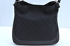 Authentic GUCCI Bamboo 2Way Shoulder Bag GG Canvas Leather 0014095 Black 6164H
