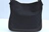 Authentic GUCCI Bamboo 2Way Shoulder Bag GG Canvas Leather 0014095 Black 6164H