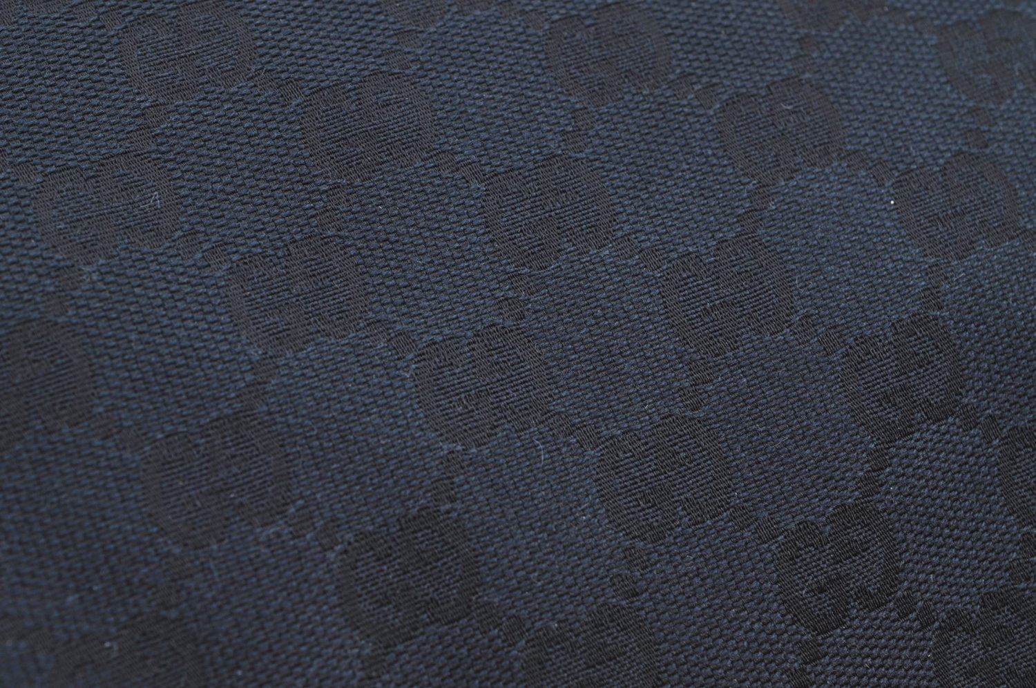 Authentic GUCCI Bamboo 2Way Shoulder Bag GG Canvas Leather 0014095 Black 6164H