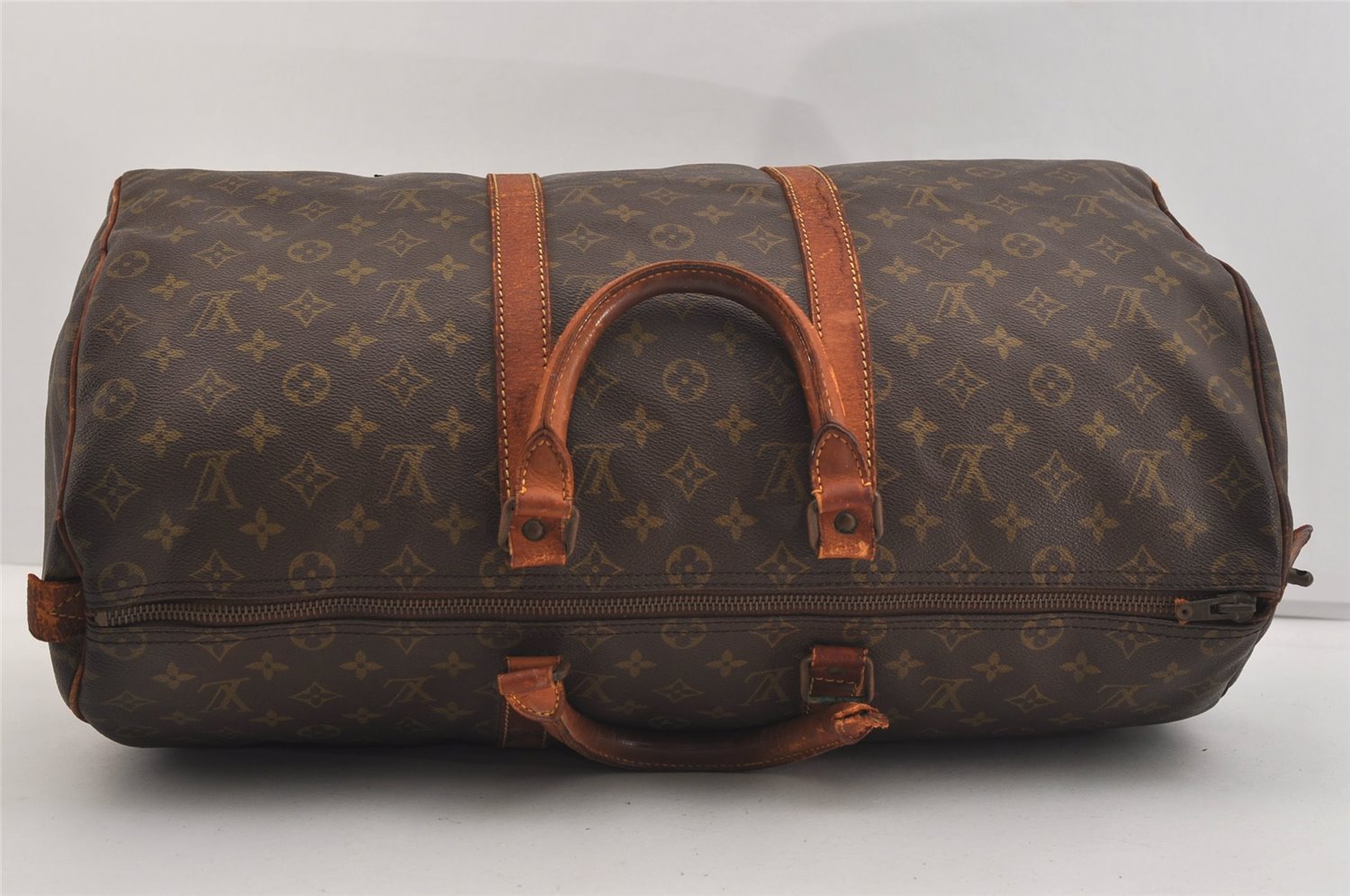 Auth Louis Vuitton Monogram Keepall 50 Travel Boston Bag Old Model LV Junk 6165J