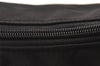 Authentic PRADA Vintage Nylon Tessuto Hand Bag Pouch Purse Black 6165K