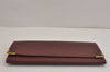 Authentic Cartier Must de Cartier Clutch Hand Bag Leather Bordeaux Red 6168J