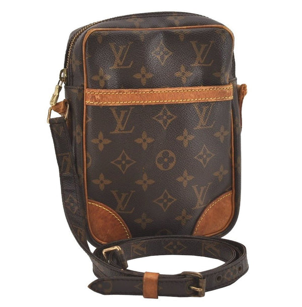 Authentic Louis Vuitton Monogram Danube Shoulder Cross Bag M45266 Junk 6170J