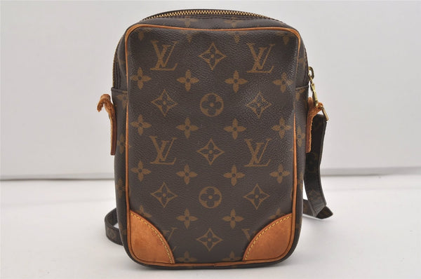 Authentic Louis Vuitton Monogram Danube Shoulder Cross Bag M45266 Junk 6170J