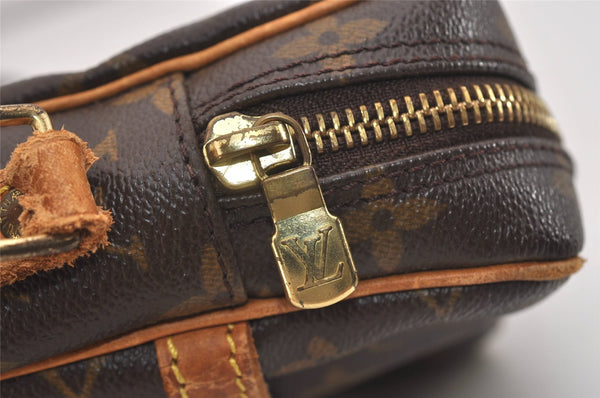 Authentic Louis Vuitton Monogram Danube Shoulder Cross Bag M45266 Junk 6170J