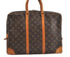 Authentic Louis Vuitton Monogram Porte Documents Voyage M53361 Briefcase 6172J