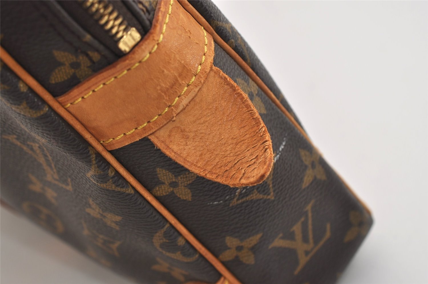 Authentic Louis Vuitton Monogram Porte Documents Voyage M53361 Briefcase 6172J