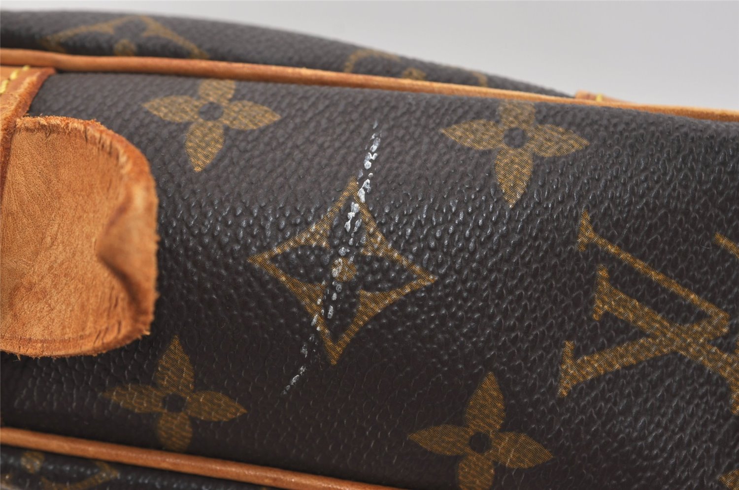 Authentic Louis Vuitton Monogram Porte Documents Voyage M53361 Briefcase 6172J