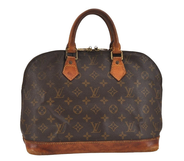 Authentic Louis Vuitton Monogram Alma Hand Bag Purse M51130 LV 6174J