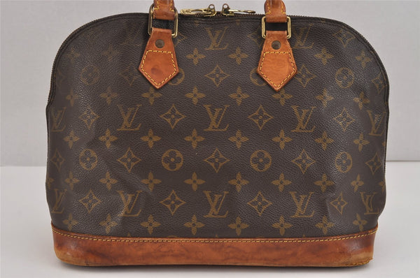 Authentic Louis Vuitton Monogram Alma Hand Bag Purse M51130 LV 6174J