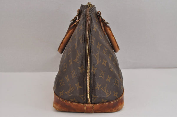 Authentic Louis Vuitton Monogram Alma Hand Bag Purse M51130 LV 6174J