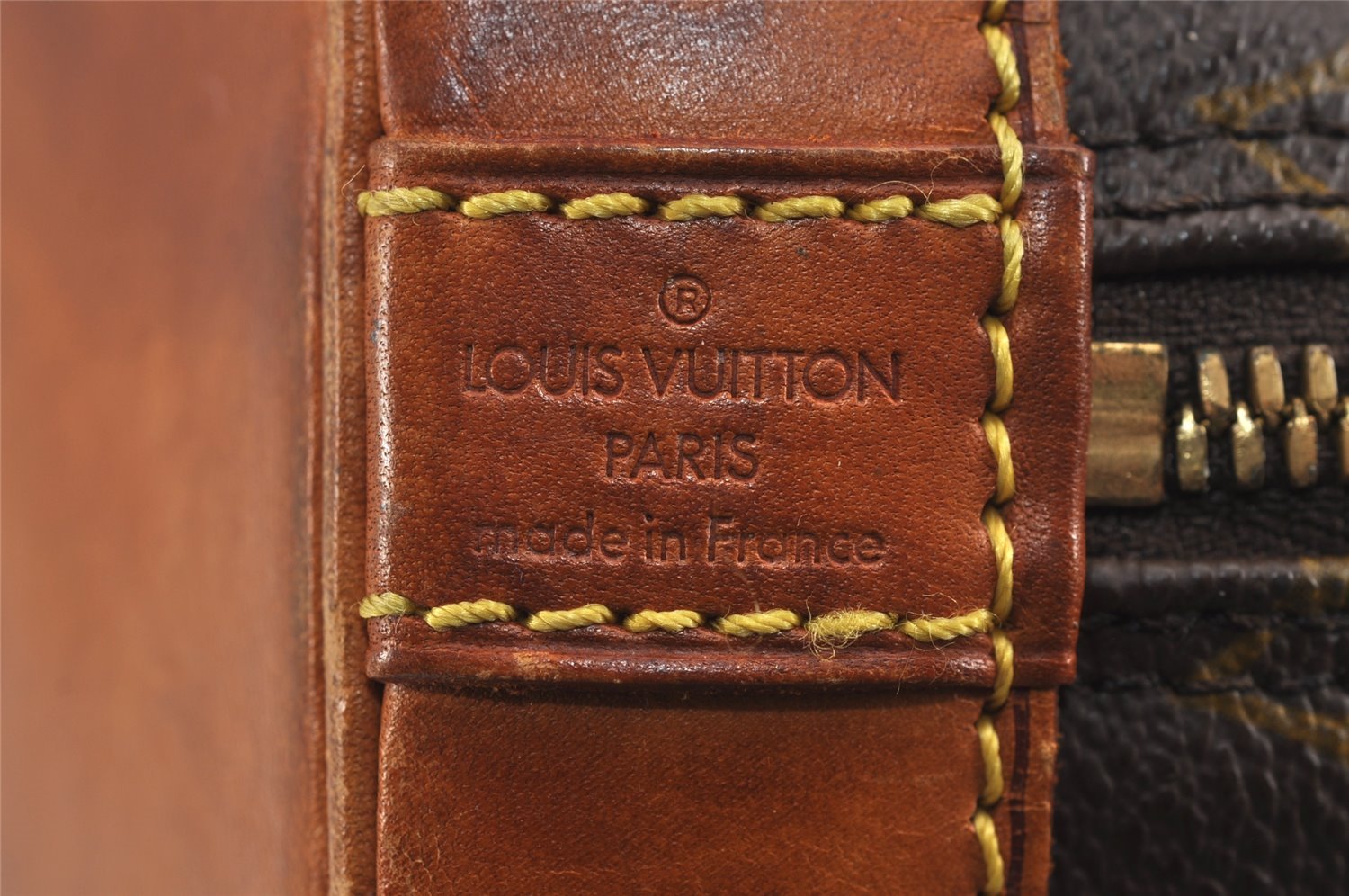 Authentic Louis Vuitton Monogram Alma Hand Bag Purse M51130 LV 6174J