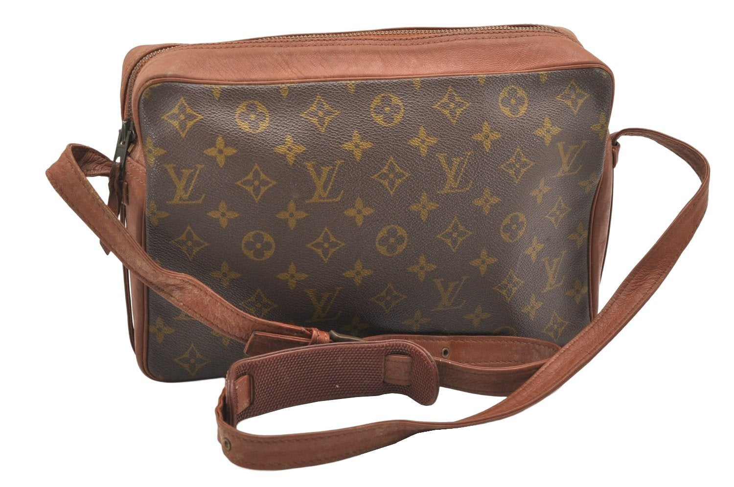 Authentic Louis Vuitton Monogram Sac Bandouliere 30 Shoulder Bag Old Model 6174K