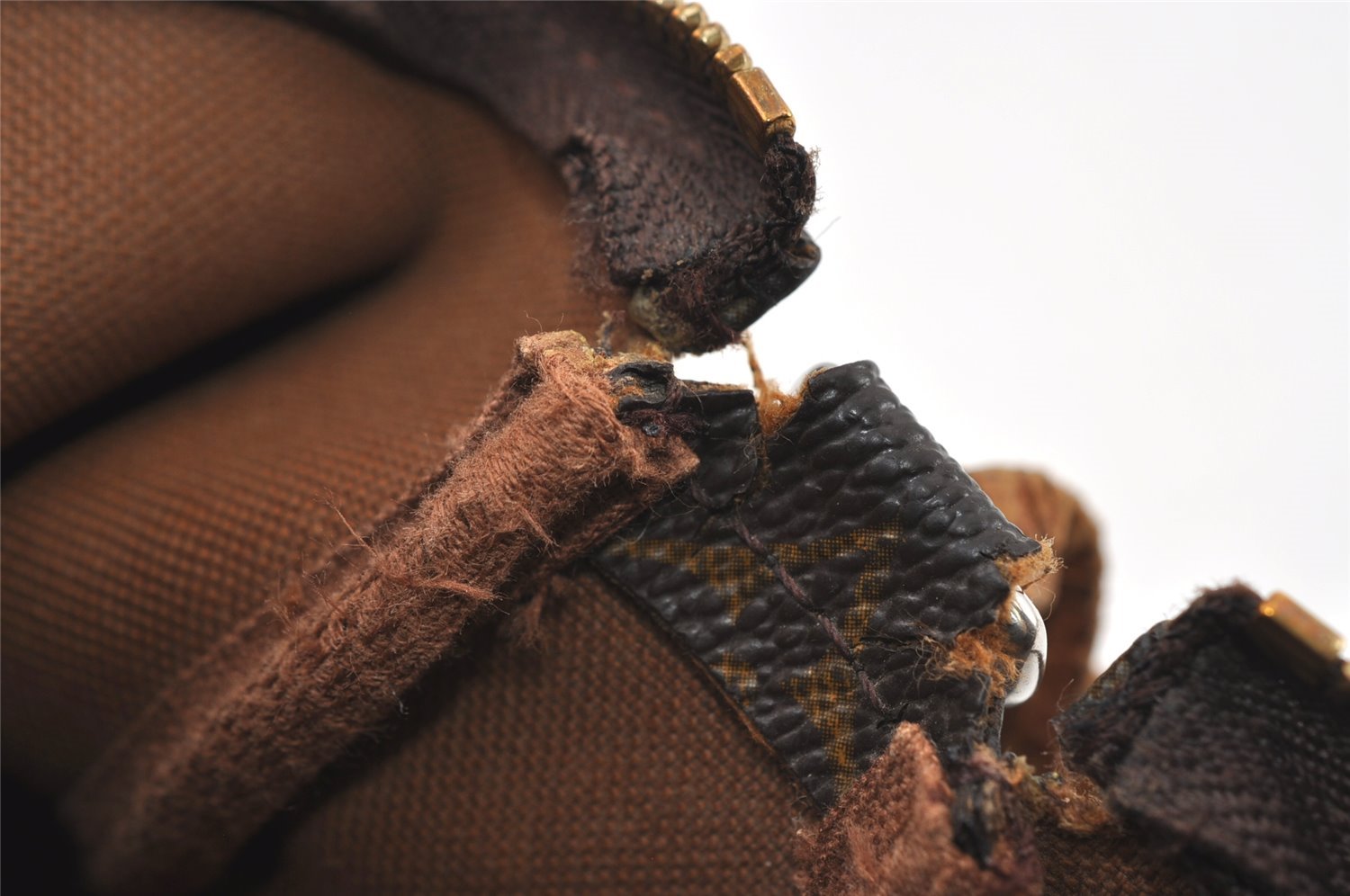 Authentic Louis Vuitton Monogram Pochette Accessoires Pouch M51980 Junk 6176I