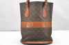 Authentic Louis Vuitton Monogram Bucket GM Shoulder Bag T42236 USA Model 6176K