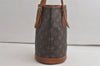 Authentic Louis Vuitton Monogram Bucket PM Shoulder Tote Bag M42238 LV 6177K