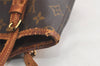 Authentic Louis Vuitton Monogram Bucket PM Shoulder Tote Bag M42238 LV 6177K