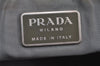 Authentic PRADA Vintage Sports Nylon Waist Body Bag Purse Gray 6178J