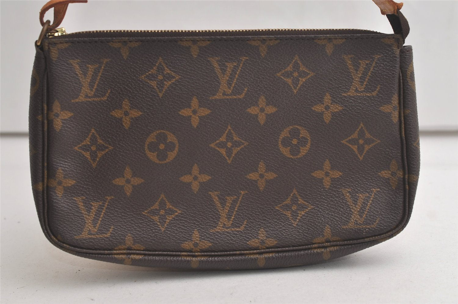 Authentic Louis Vuitton Monogram Pochette Accessoires Pouch M51980 LV 6178K