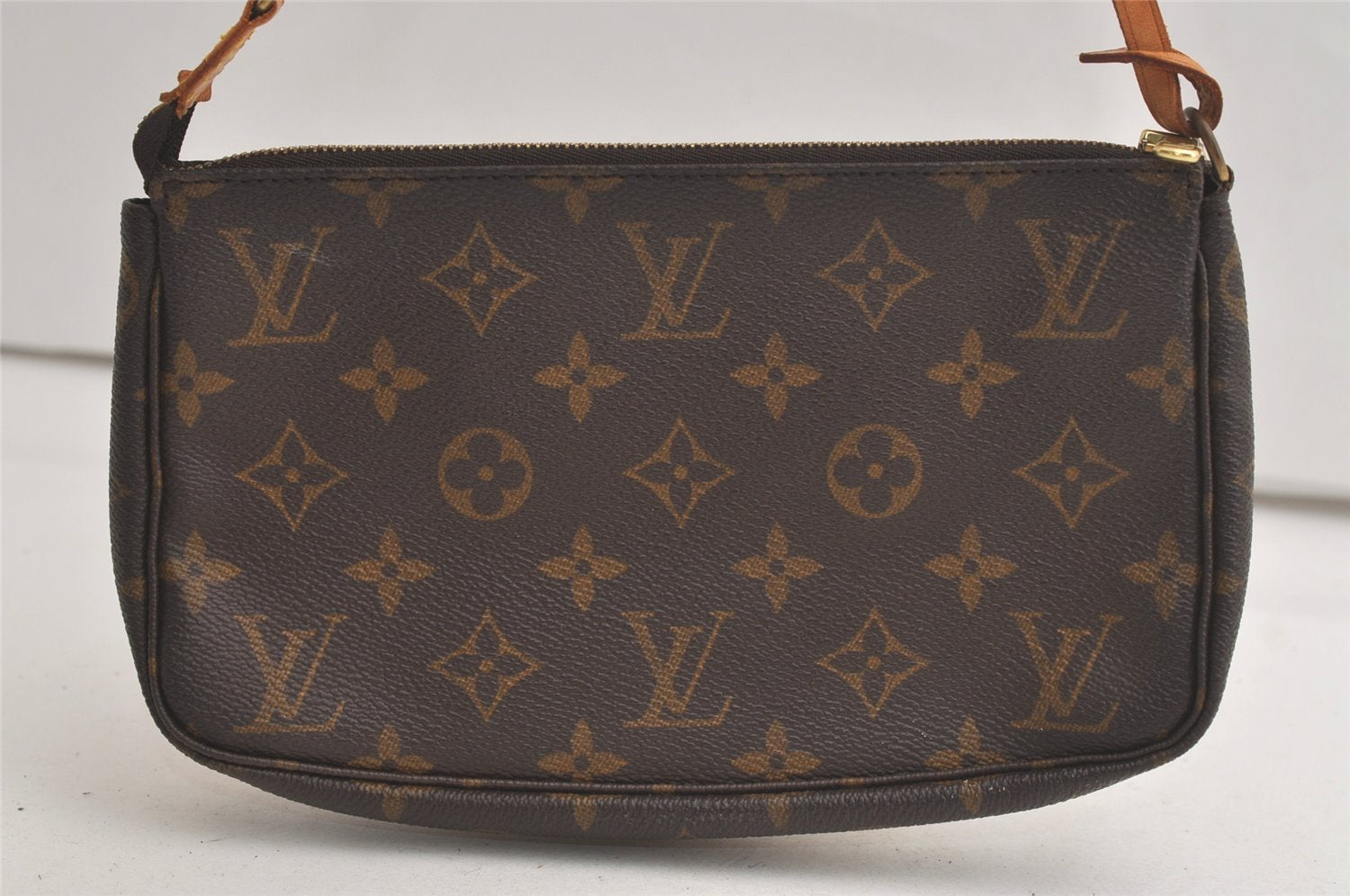 Authentic Louis Vuitton Monogram Pochette Accessoires Pouch M51980 LV 6178K