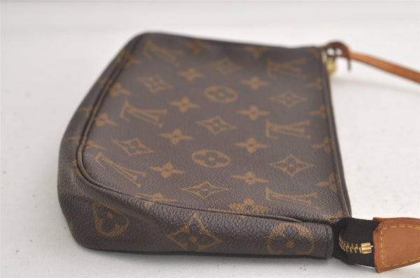 Authentic Louis Vuitton Monogram Pochette Accessoires Pouch M51980 LV 6178K